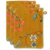 Washandje Set/3 Les Fleurs 16X22 Cm