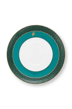Winter Wonderland Cappuccino Kop & Schotel Groen