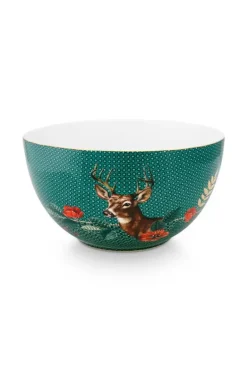Winter Wonderland Kom Groen 18 Cm