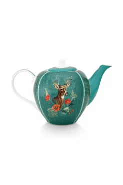 Winter Wonderland Theepot Groot Groen